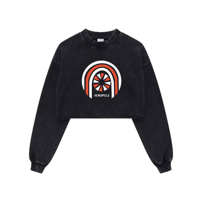 PulzOut Core Logo Cropped Sweatshirt