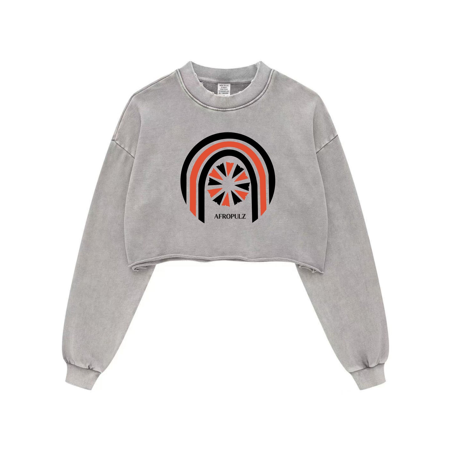 PulzOut Core Logo Cropped Sweatshirt