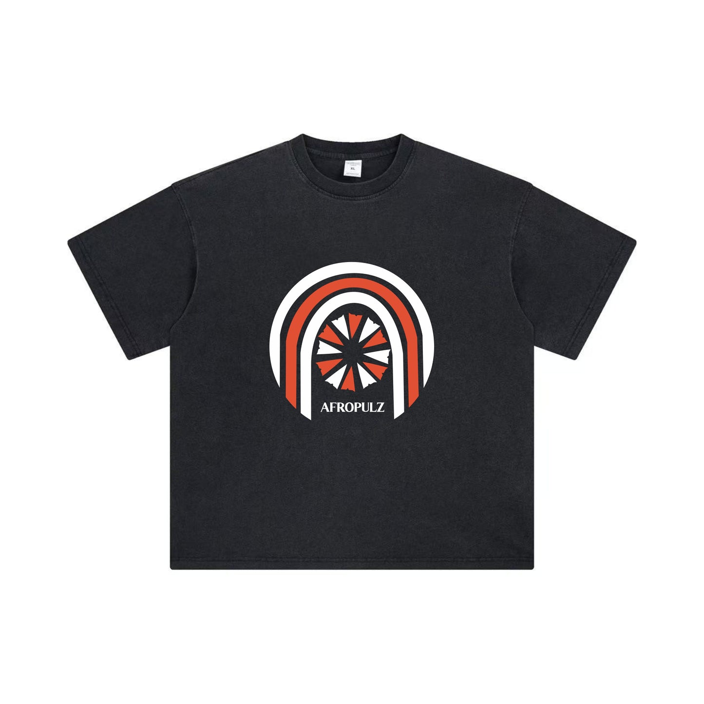PulzOut Core Logo Cropped Tee - Black