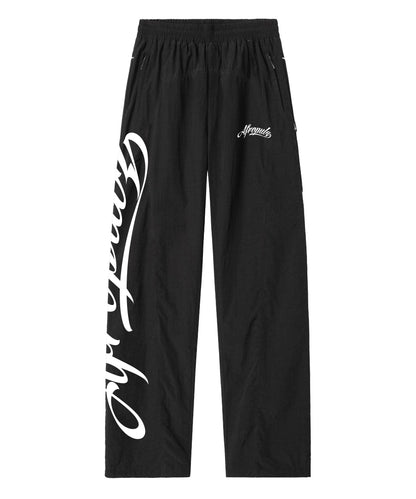 AfroPulz Signature Track Pants – Black