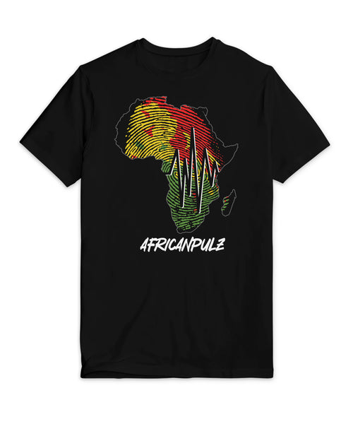 AfricanPulz Pulse Map Tee – Black