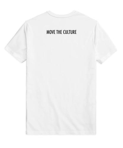 AfroPulz Signature Script Tee – White
