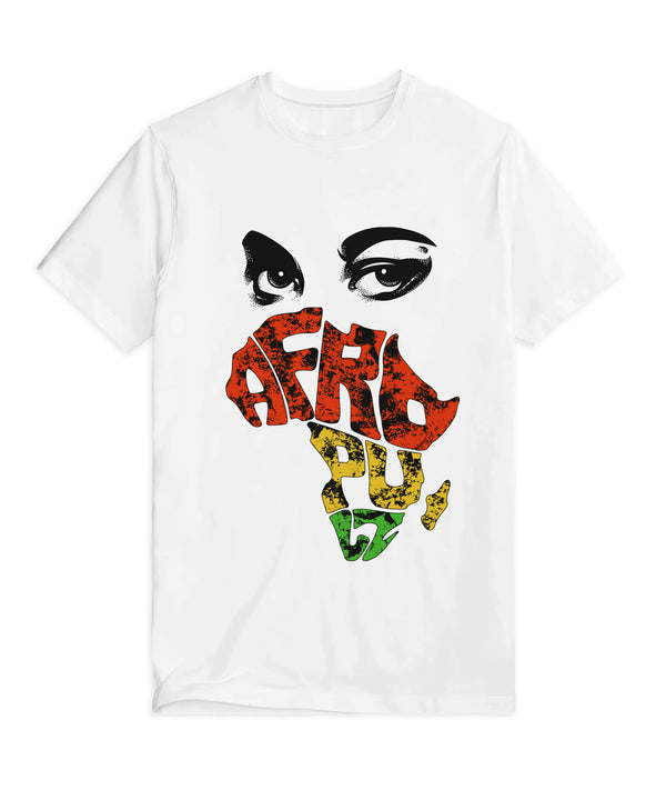 AfroPulz Identity Graphic Tee – White